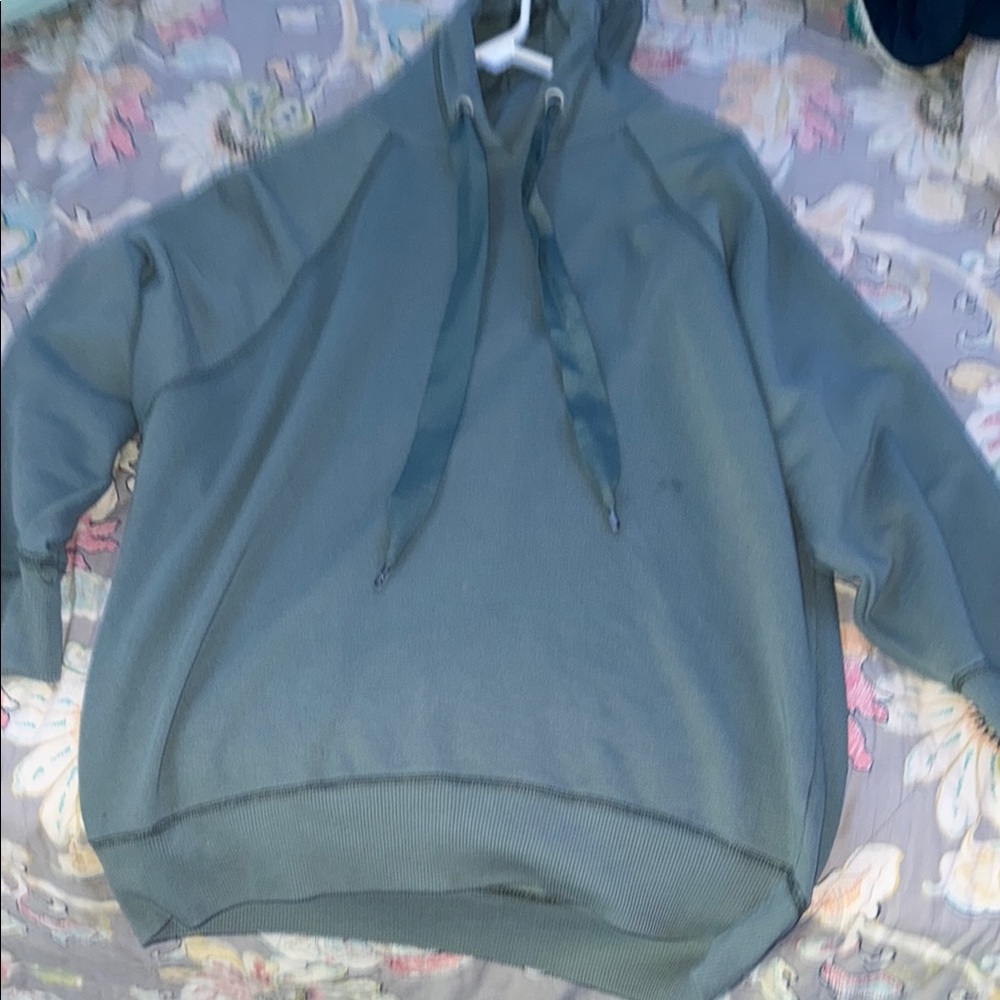 Aerie Green Cardigan Sweater Relaxed Fit